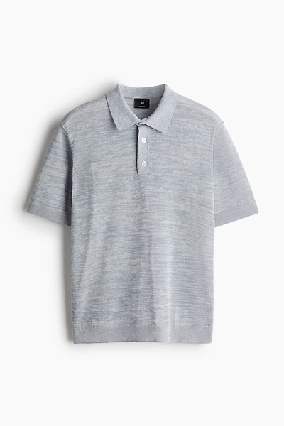 Regular Fit Fine-Knit Polo Shirt