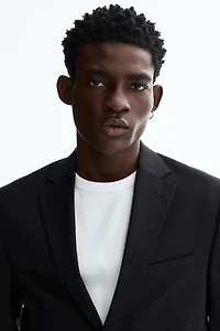 Regular-Fit Single-Breasted Jacket