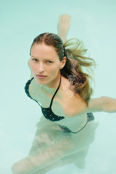 Haut de maillot en triangles coussinés