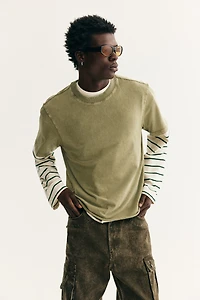 Regular-Fit Washed T-Shirt