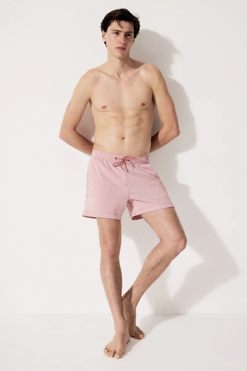 Seersucker Swim Shorts