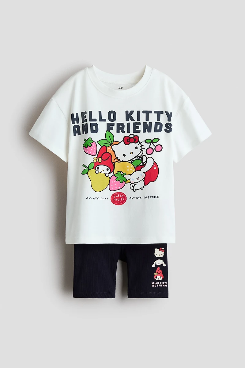2-Piece Printed Cotton Set
