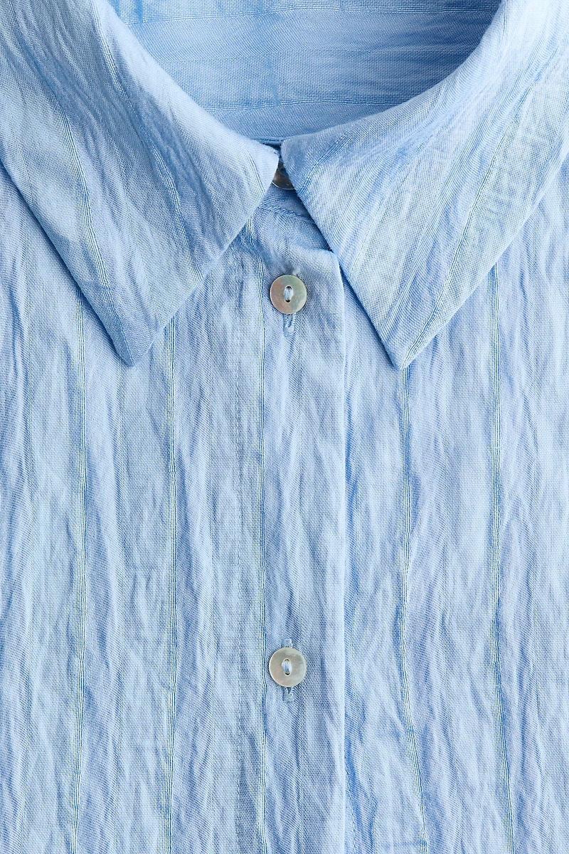 Chemise en lyocell mélangé
