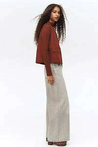 Jersey Top with Drawstrings