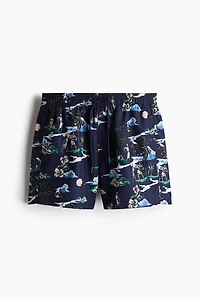 Patterned Swim Shorts