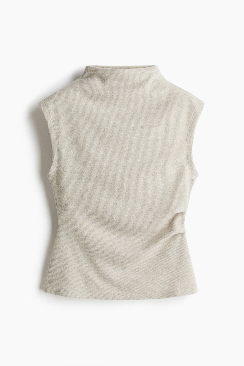 Rib-Knit Sleeveless Top