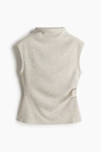 Rib-Knit Sleeveless Top