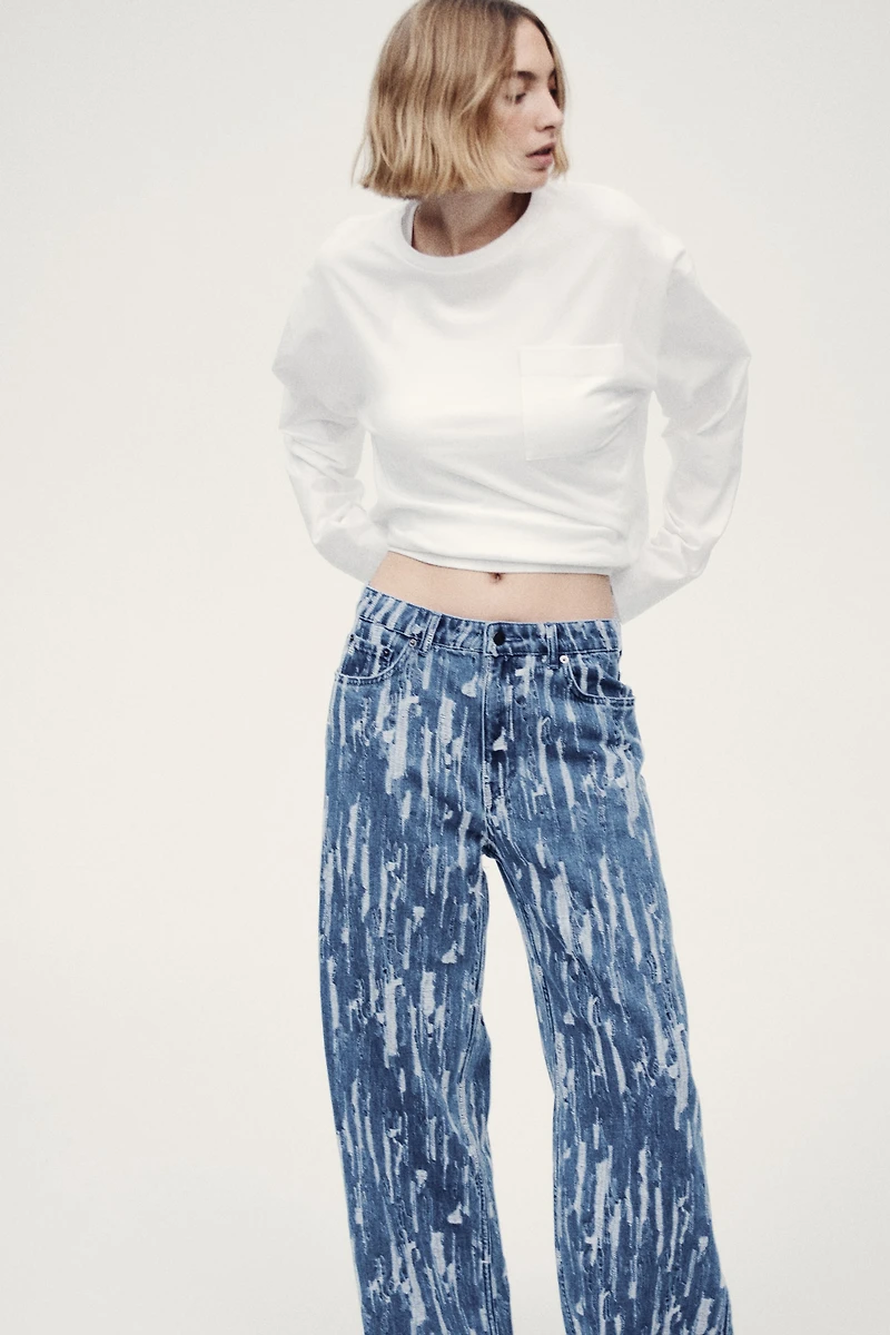 Straight Low Waist Jeans