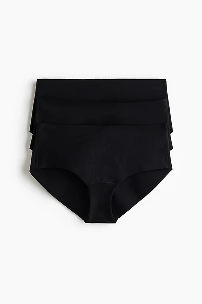 3-Pack Invisible Cotton Hipster Briefs