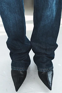 Jean à jambes droites