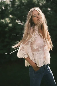 Jean évasé taille haute