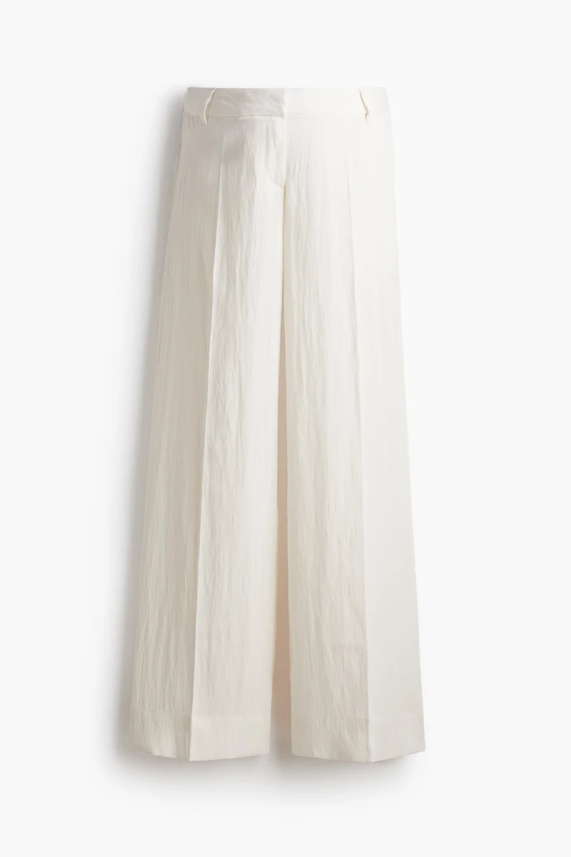 Pantalon habillé MAMA à jambes larges