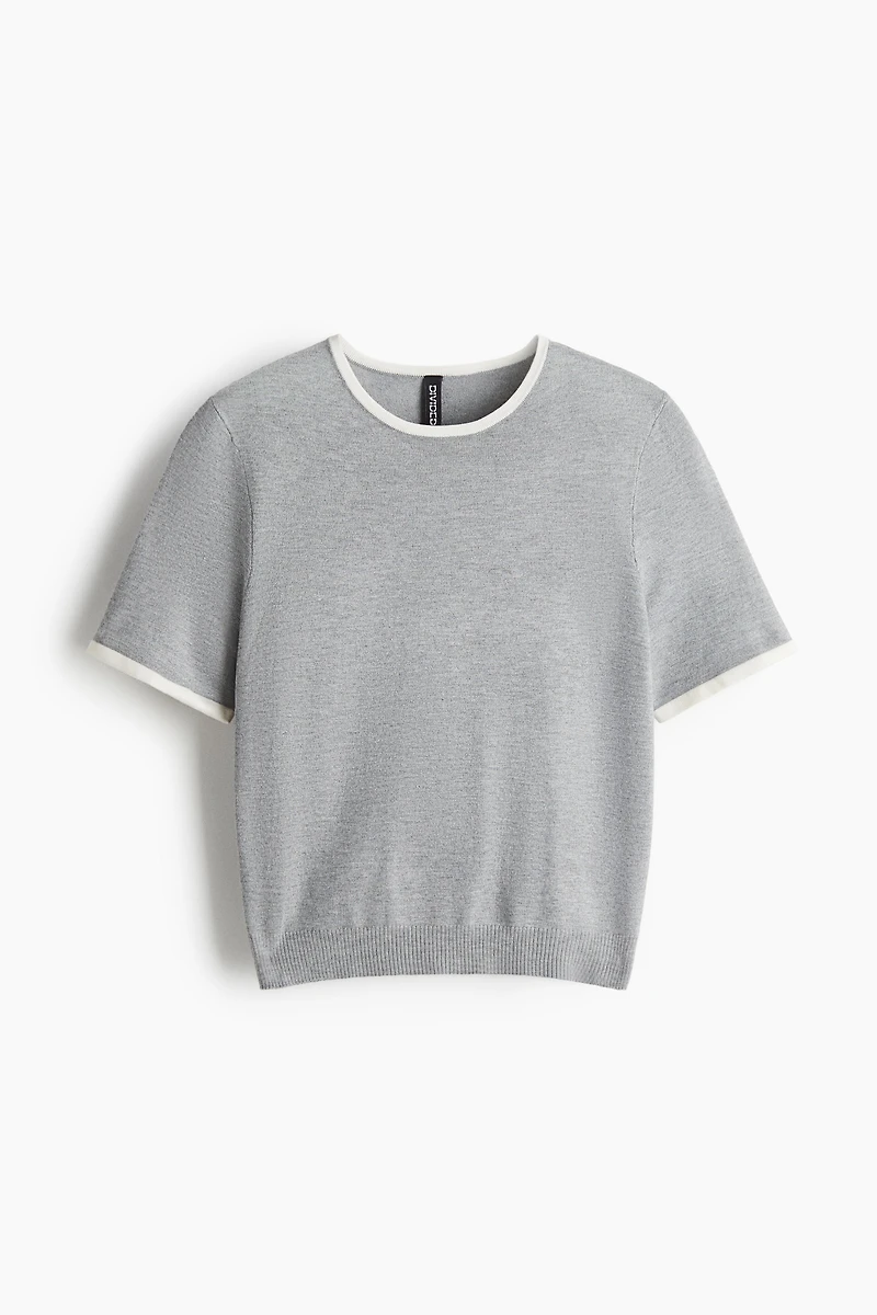 Fine-Knit T-Shirt