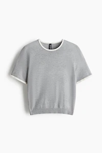 Fine-Knit T-Shirt