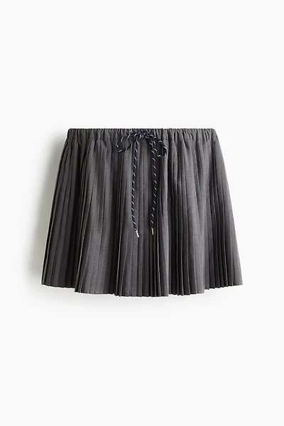 Pleated Mini Skirt