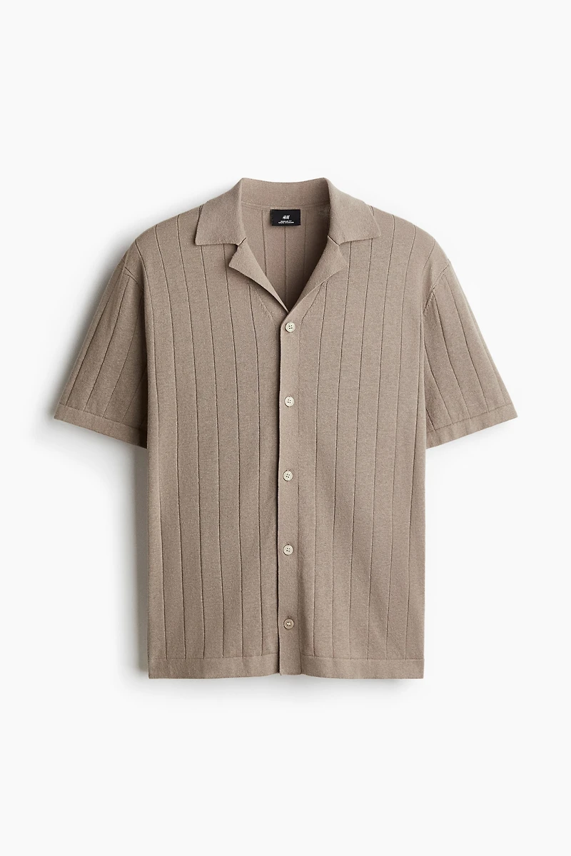 Regular-Fit Linen-Blend Resort Shirt
