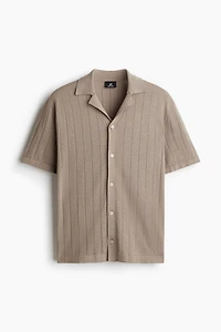 Regular-Fit Linen-Blend Resort Shirt