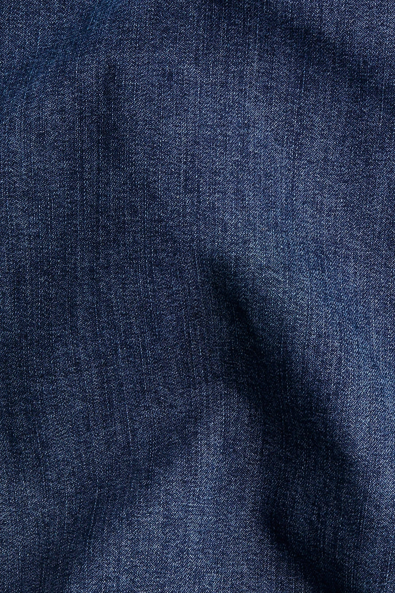 Tie-Detail Denim Dress