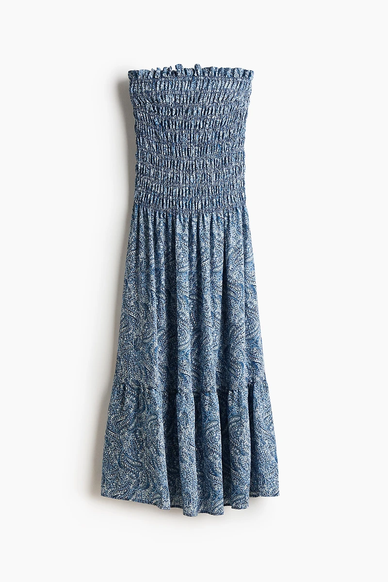 Smocked Bandeau Dress