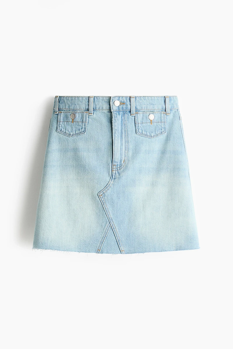 A-Line Denim Skirt