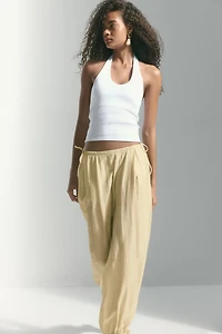Pantalon à cordon jambes ballon