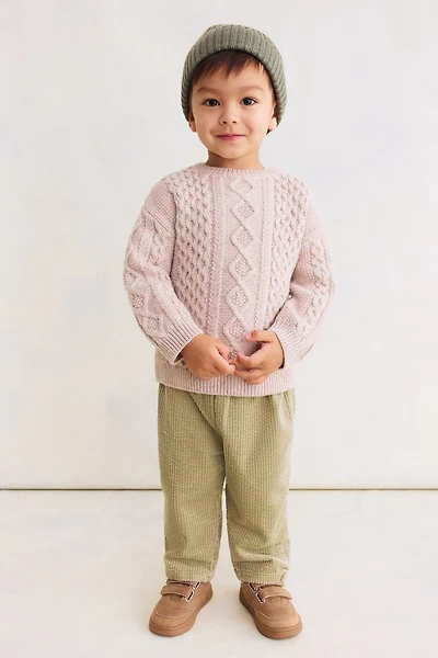 Cotton Corduroy Joggers