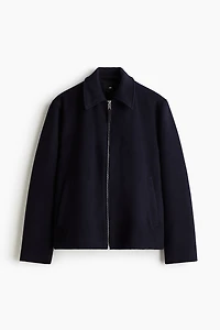 Regular Fit Wool-Blend Shacket