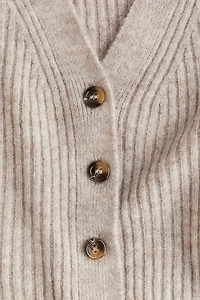 Robe en tricot côtelé