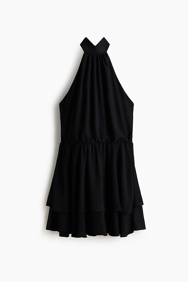 Chiffon Halterneck Dress
