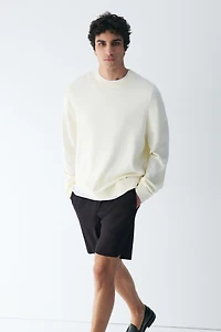 Easy Care Relaxed-Fit Linen-Blend Shorts