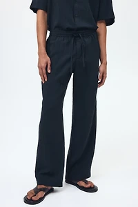Relaxed-Fit Textured Pants