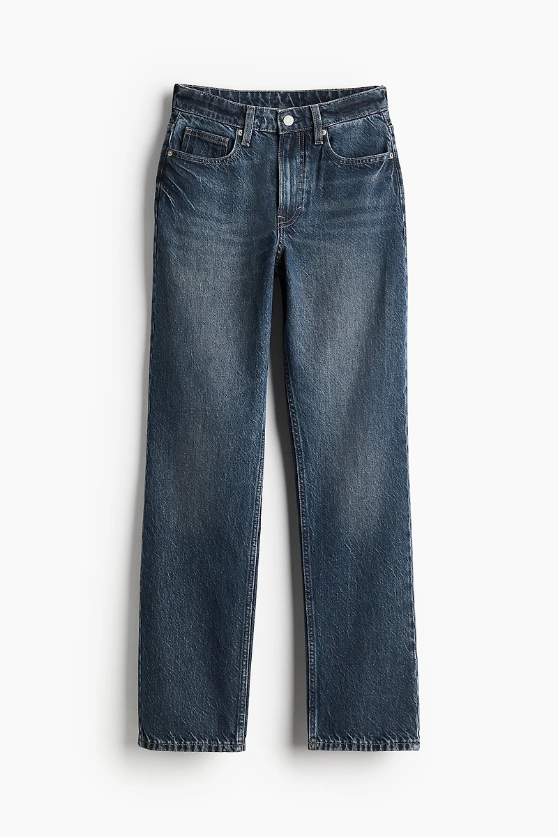 Jean Taille Haute Coupe Droite
