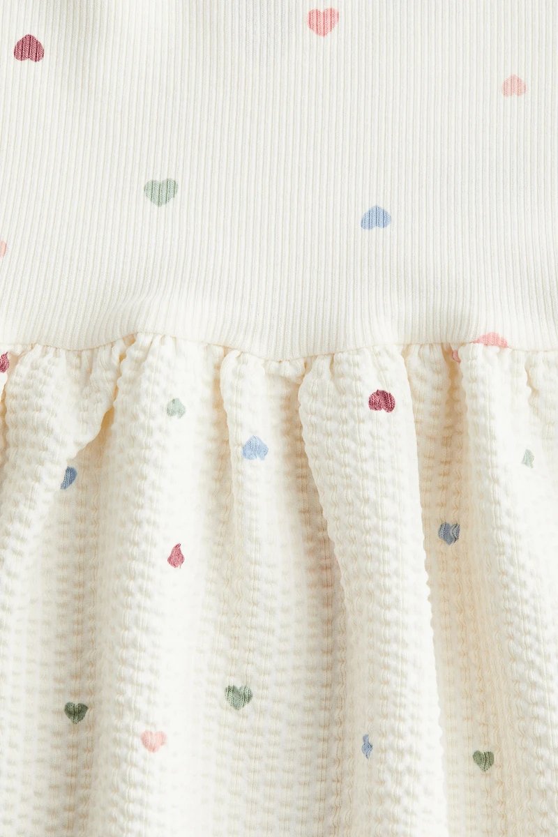 Robe en coton côtelé