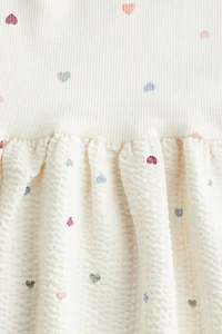 Robe en coton côtelé