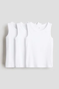 Lot de 3 débardeurs en coton