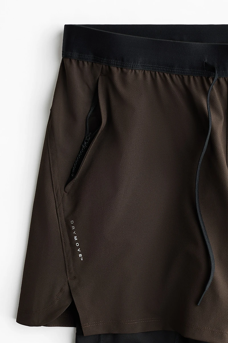 Double-Layered Sports Shorts with DryMove™
