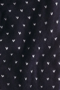 Chandail ample en tricot jacquard