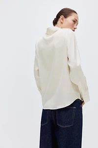 Blouse à encolure en V