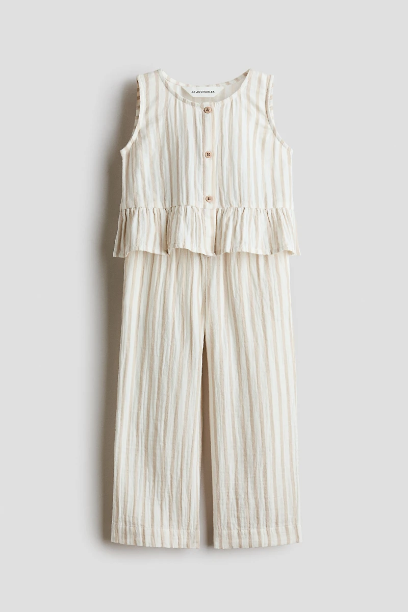 Ensemble 2 pièces en mousseline de coton