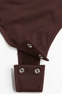 Seamless Padded-Cup Thong Bodysuit