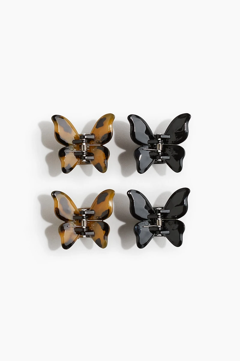 4-Pack Butterfly Hair Claws