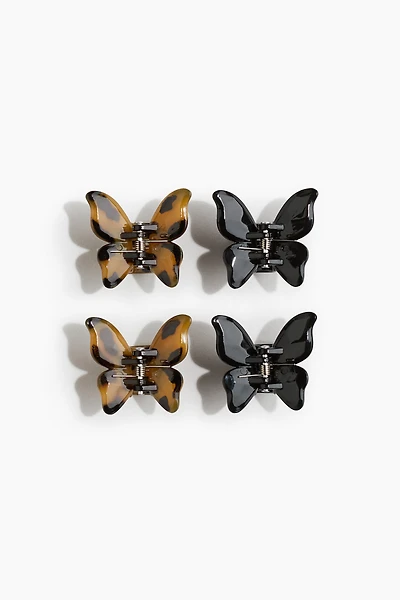 4-Pack Butterfly Hair Claws