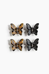 4-Pack Butterfly Hair Claws