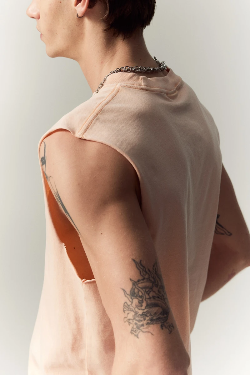 Regular-Fit Washed Tank Top