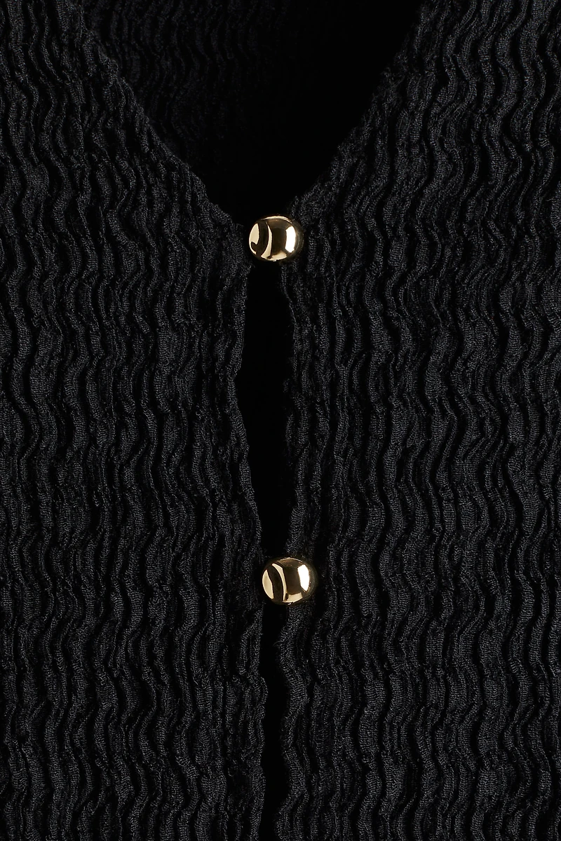 Textured Jersey Vest