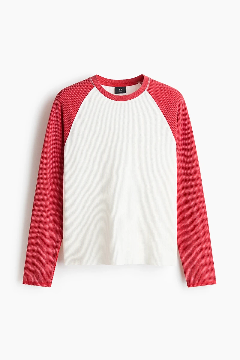 Regular-Fit Waffled Jersey Shirt