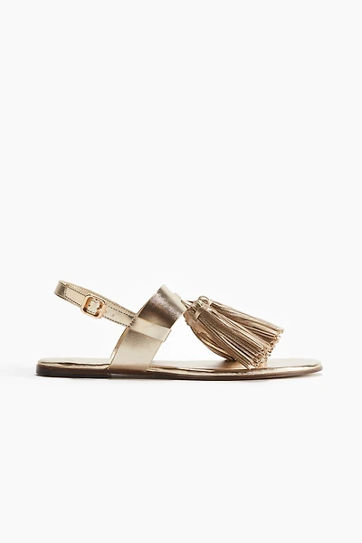 Tasseled Sandals