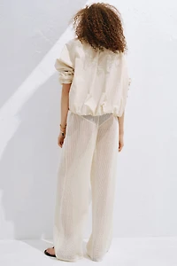 Mesh Pants with Drawstring