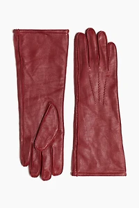Long Leather Gloves