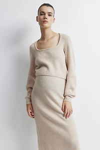 MAMA 2-piece Rib-Knit Set